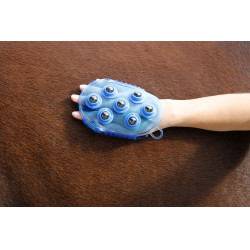 Magnetische Massagekardätsche Königsblau Magnetische Massagekardätsche Königsblau
