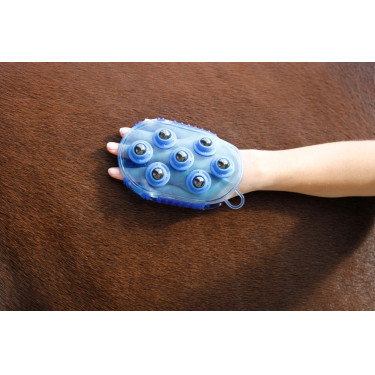 Magnetische Massagekardätsche Königsblau Magnetische Massagekardätsche Königsblau