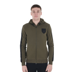 Herren-Kapuzenpullover mit Fleece-Innenfutter Equestro