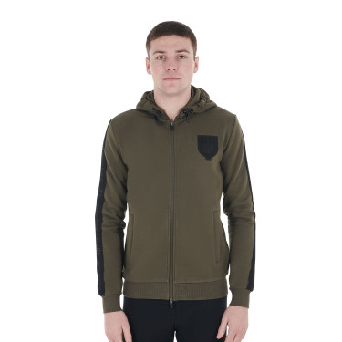 Herren-Kapuzenpullover mit Fleece-Innenfutter Equestro