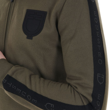 Herren-Kapuzenpullover mit Fleece-Innenfutter Equestro Herren-Kapuzenpullover mit Fleece-Innenfutter Equestro
