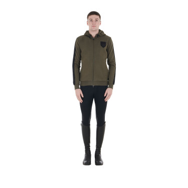 Herren-Kapuzenpullover mit Fleece-Innenfutter Equestro Herren-Kapuzenpullover mit Fleece-Innenfutter Equestro
