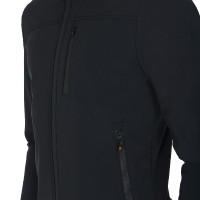 Herrenjacke aus technischem Gewebe mit abnehmbarer Kapuze Equestro Schwarz Herrenjacke aus technischem Gewebe mit abnehmbarer Kapuze Equestro Schwarz