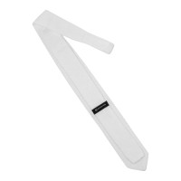 Krawatte für Herren mit Equestro-Logo Weiß Weiß