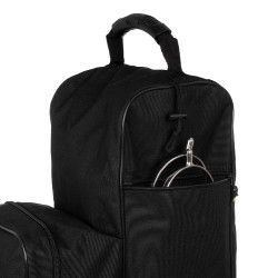 Tasche für Stiefel und Helm mit gesticktem Equestro-Logo Schwarz