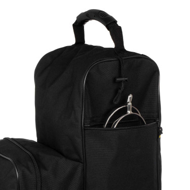 Tasche für Stiefel und Helm mit gesticktem Equestro-Logo Schwarz