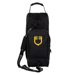 Tasche für Stiefel und Helm mit zwei Reißverschlüssen Equestro Schwarz