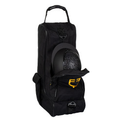 Tasche für Stiefel und Helm mit zwei Reißverschlüssen Equestro Schwarz