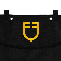 Lange Boxenplane mit gesticktem Equestro-Logo Schwarz Lange Boxenplane mit gesticktem Equestro-Logo Schwarz