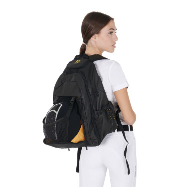 Technischer Unisex-Rucksack mit mehreren Taschen Equestro Schwarz