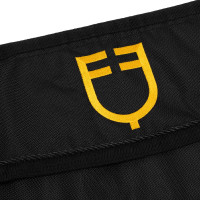 Boxentür mit gesticktem Equestro-Logo Schwarz