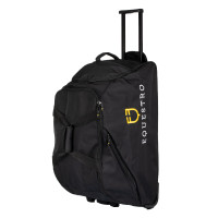 Trolley-Tasche mit gesticktem Equestro-Logo Schwarz Trolley-Tasche mit gesticktem Equestro-Logo Schwarz