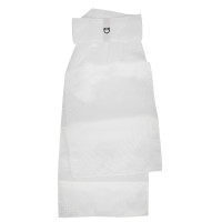 Wettkampf-Plastron mit gesticktem Equestro-Logo Weiß Weiß