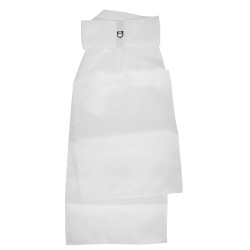 Wettkampf-Plastron mit gesticktem Equestro-Logo Weiß Weiß