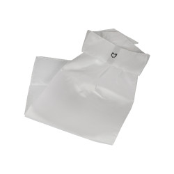 Wettkampf-Plastron mit gesticktem Equestro-Logo Weiß Weiß