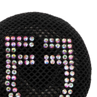 Haarnetz mit Strass Equestro Schwarz Haarnetz mit Strass Equestro Schwarz