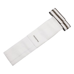 Dressurplastron Impero Equestro Weiß / Schwarz Weiß