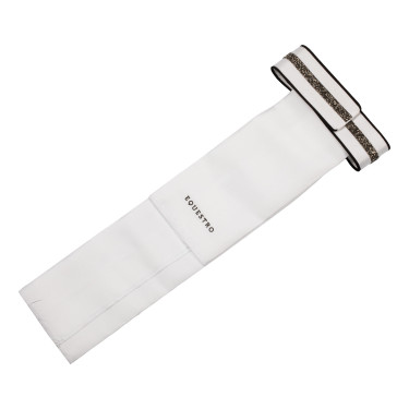 Dressurplastron Impero Equestro Weiß / Schwarz Weiß