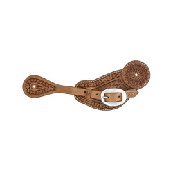Spornriemen Pool's Modell Schlange Natürlich Braun