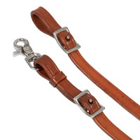 Zügel mit geflochtenen Lederverzierungen Pool's Pink Rosa