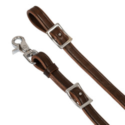 Zügel mit geflochtenen Lederverzierungen Pool's Türkis Blau