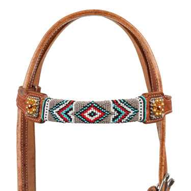 Zaumzeug mit Perlenverzierungen im Navajo-Stil Pool's Zaumzeug mit Perlenverzierungen im Navajo-Stil Pool's