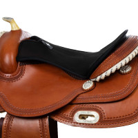 Western-Sitzschutz Pool's Schwarz