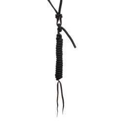 Knotenhalfter mit Perlen Pool's Schwarz