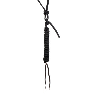 Knotenhalfter mit Perlen Pool's Schwarz