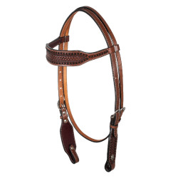 Western-Trense mit breitem Stirnriemen Pool's Western-Trense mit breitem Stirnriemen Pool's
