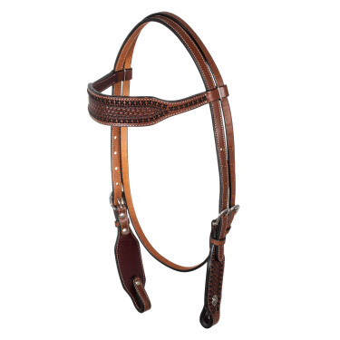 Western-Trense mit breitem Stirnriemen Pool's Western-Trense mit breitem Stirnriemen Pool's