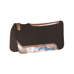 Westernsattelpad aus Neopren und Filz Master mit langem Pro-Tech Lederpatch
