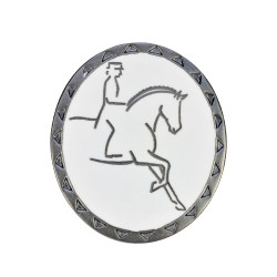 Anstecknadel Dressurreiten Umbria Equitazione