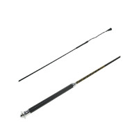 Langer Reitstock Umbria Equitazione Schwarz