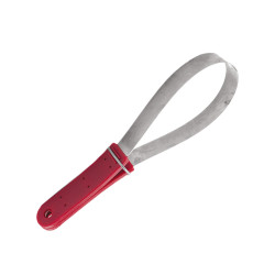 Metallischer Schweißmesser mit glatter Klinge Umbria Equitazione Metallischer Schweißmesser mit glatter Klinge Umbria Equitazione