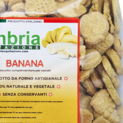 Crunchies für Pferde mit Banane 930g Umbria Equitazione Crunchies für Pferde mit Banane 930g Umbria Equitazione
