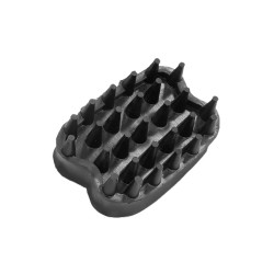 Rechteckiger Gummistriegel mit runden Spitzen Umbria Equitazione Rechteckiger Gummistriegel mit runden Spitzen Umbria Equitazione