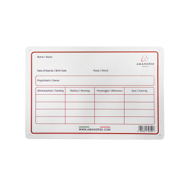 Aluminium-Boxenschild Umbria Equitazione Aluminium-Boxenschild Umbria Equitazione