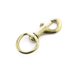 Messinghaken für Halfter und Zaumzeug 1" Umbria Equitazione