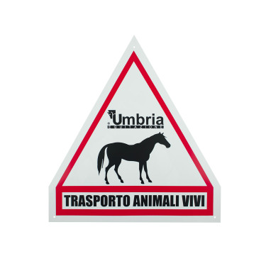 Dreieckiges Kunststoffschild Umbria Equitazione Umbria Equitazione Dreieckiges Kunststoffschild Umbria Equitazione Umbria Equitazione
