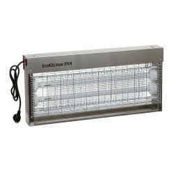 Elektrische Insektenfalle Edelstahl ECOKILL IPX4 Blau