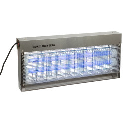 Elektrische Insektenfalle Edelstahl ECOKILL IPX4 Blau