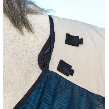 Horseware Rambo® Summer 0g Outdoor-Decke mit 100g Innenfutter Marine / Grau Blau
