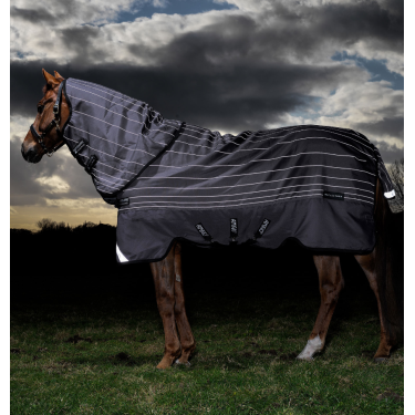 Pferdedecke Horseware Amigo Bravo 12 Reflectech Plus 100g Grau / reflektierend Pferdedecke Horseware Amigo Bravo 12 Reflectech Plus 100g Grau / reflektierend