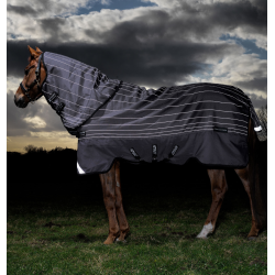 Pferdedecke Horseware Amigo Bravo 12 Reflectech Plus 100g Grau / reflektierend