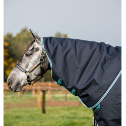Pferdedecke Horseware Amigo® Bravo 12 Plus 250g 1200D Marine / Aqua Blau