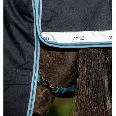 Pferdedecke Horseware Amigo® Bravo 12 Plus 250g 1200D Marine / Aqua Blau