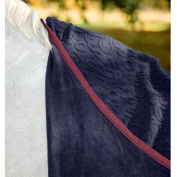 Polar-Decke Horseware Relief-Jersey HW-Druck marineblau Polar-Decke Horseware Relief-Jersey HW-Druck marineblau