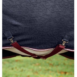 Polar-Decke Horseware Relief-Jersey HW-Druck marineblau Polar-Decke Horseware Relief-Jersey HW-Druck marineblau