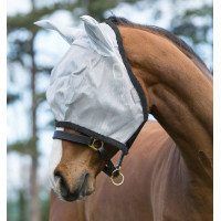 Fliegenschutzmaske Horseware Amigo Silber / Dunkelgrau Fliegenschutzmaske Horseware Amigo Silber / Dunkelgrau